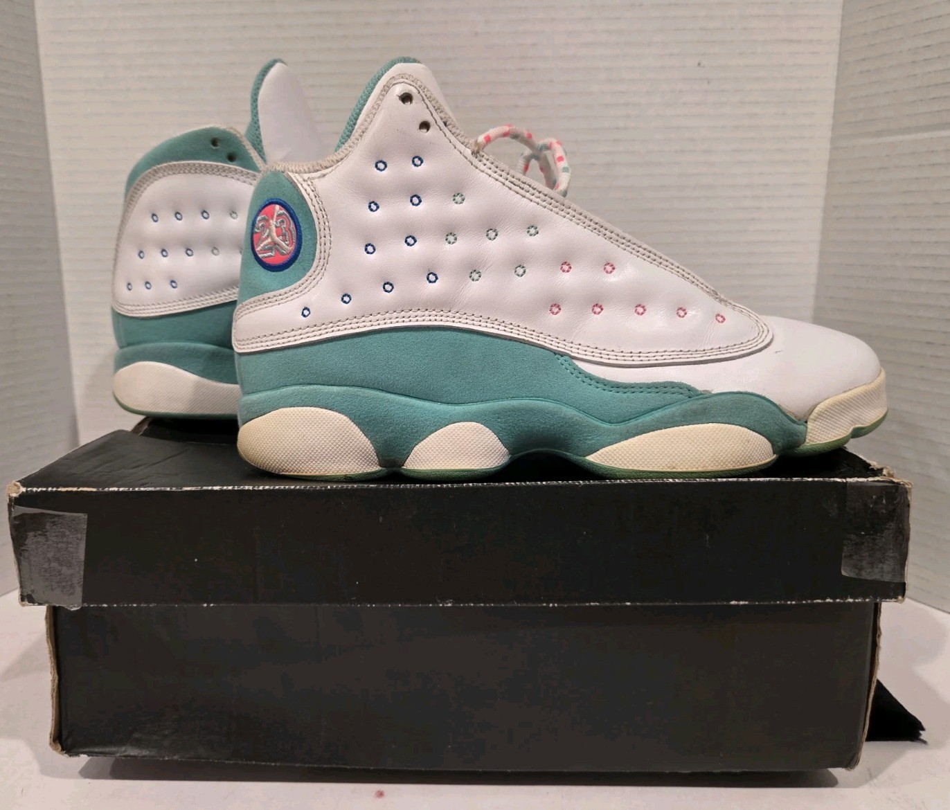 Nike Air Jordan 13 Retro ‘Aurora Green’ 439358-100 ( GS ) Size 5.5Y Retail Box!