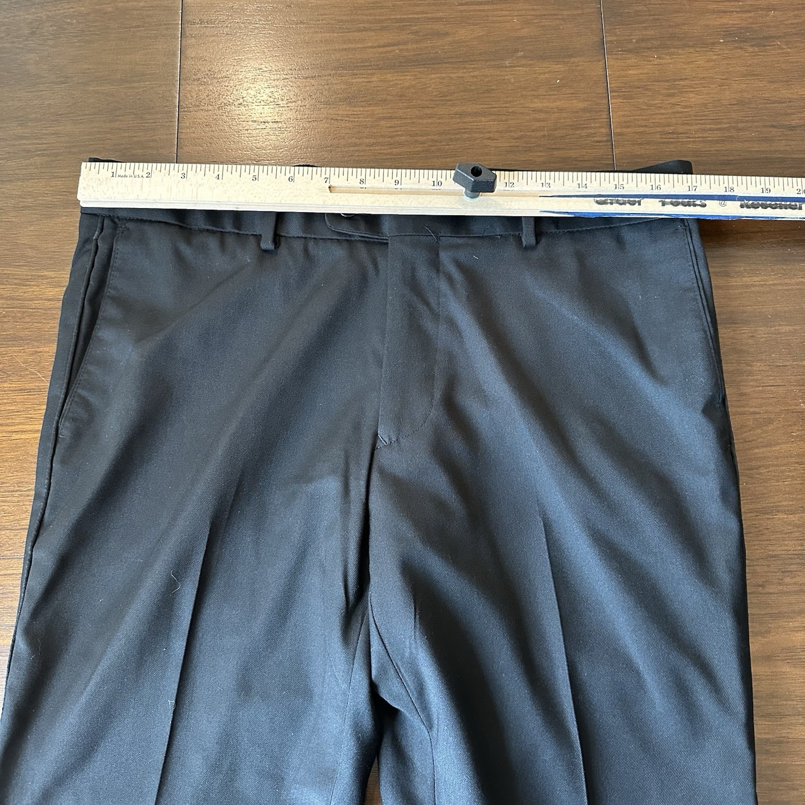 Lineage Men 2-pc Tuxedo Jacket 42S Short Satin Lapels & Pants 34×28″ Black