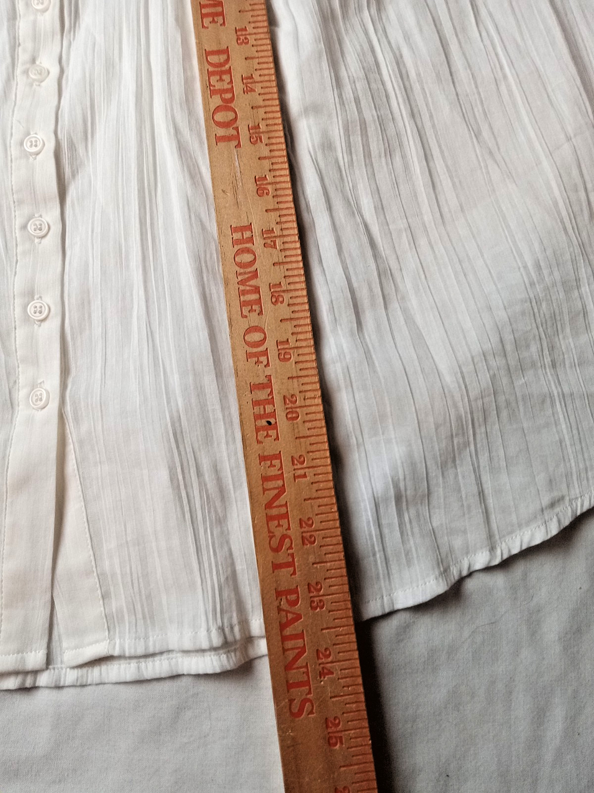 ‘A loves a’ White Lace Blouse, lace , ruffled collar, like Victorian Doen Medium