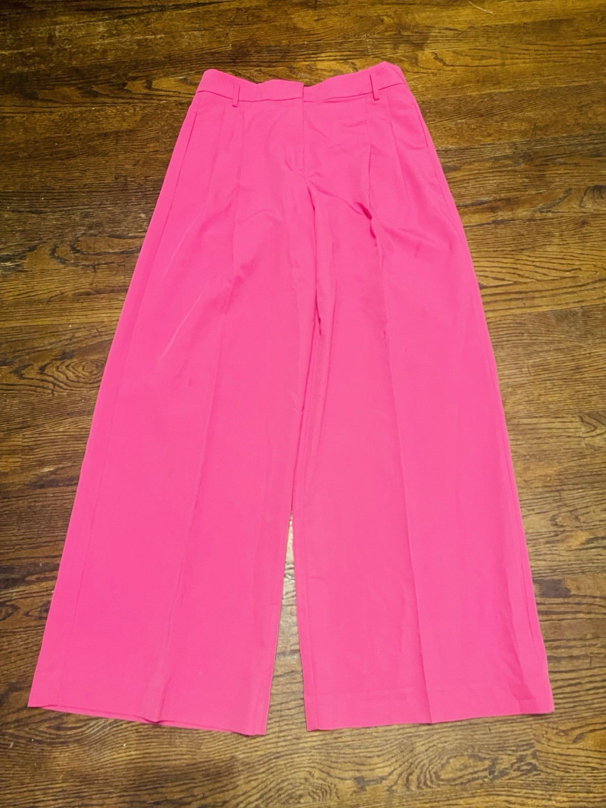 ann taylor Women’s Elegant Withe Leg High Waist Dress Pants In Fushia Size. 6