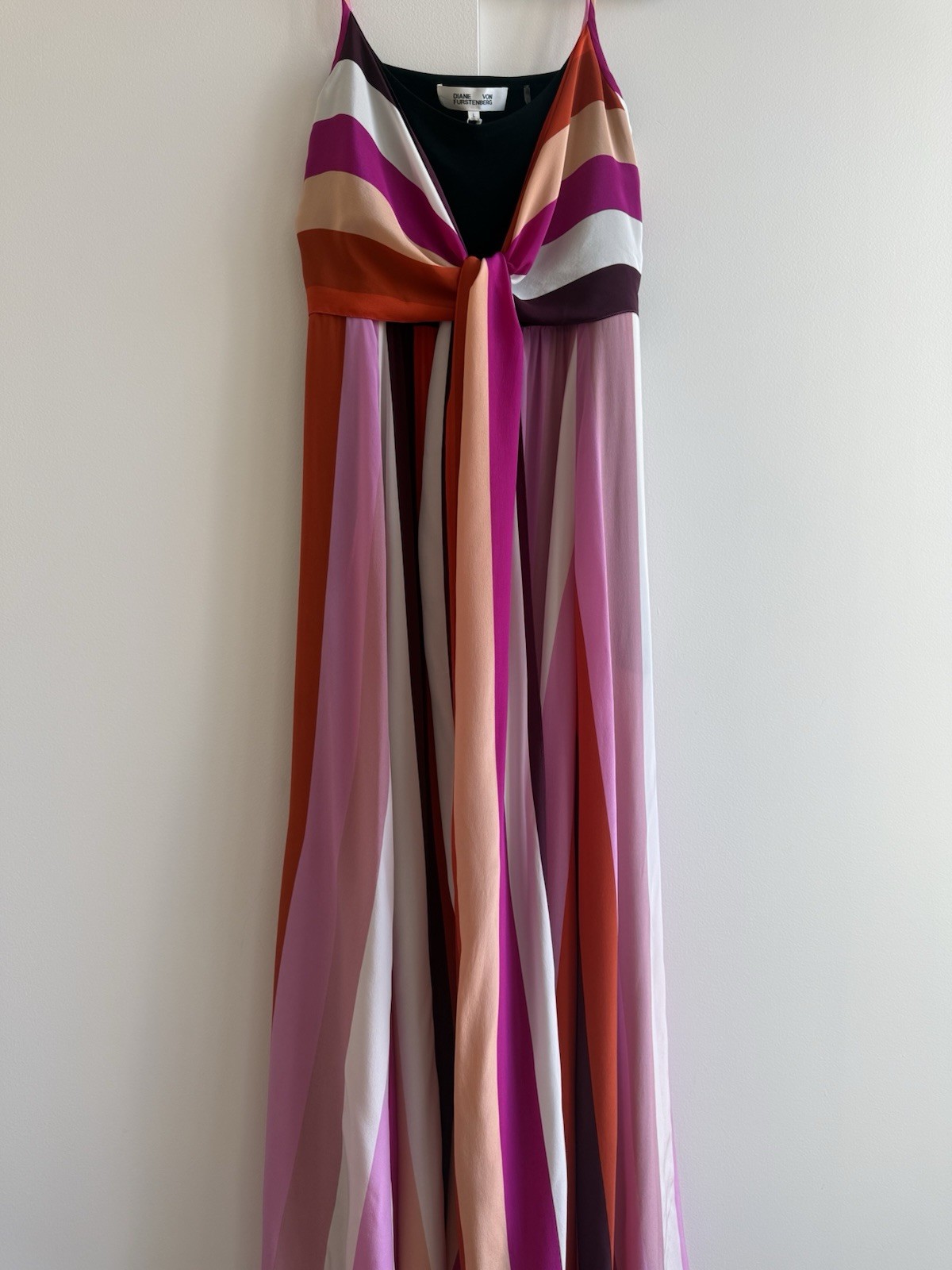 Dianne von Furstenberg Colorful Full Length Summer Dress