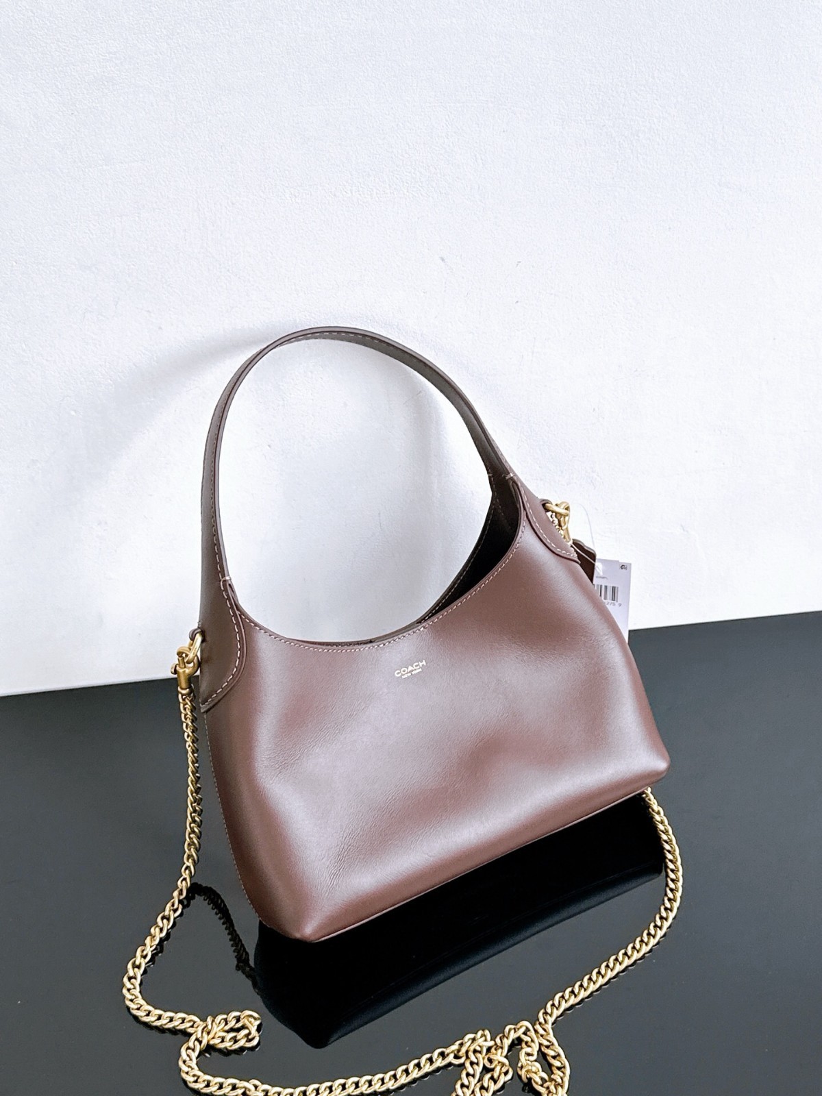 COACH Brooklyn 23 Shoulder Bag Maple CW614 NWT