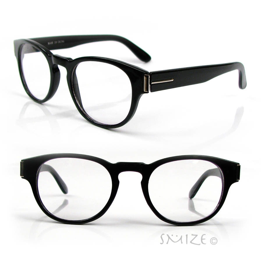 Plano Glasses Round Frame Unisex Clear Lens Glasses New