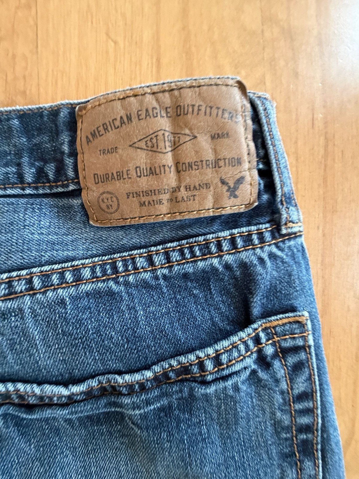 American Eagle Relaxed Straight Leg Men’s Jeans 34×36