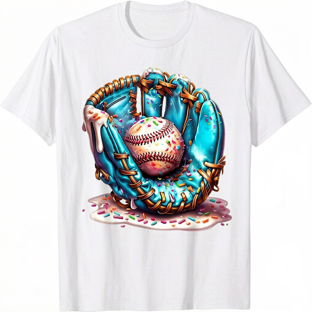 Baseball Lifestyle 101 Apparel Drip Ice Cream Adult T-Shirt,Unisex Tee