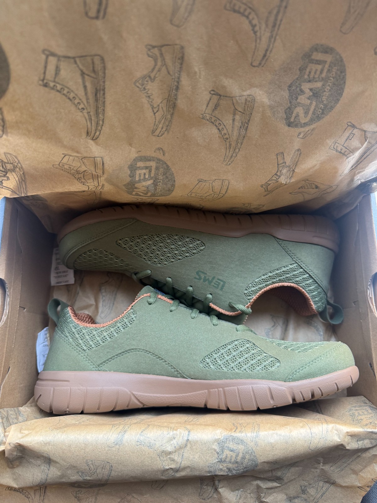 Lems Men’s Primal 3 – OLIVE – (ALL SIZES/NEW) 🟢