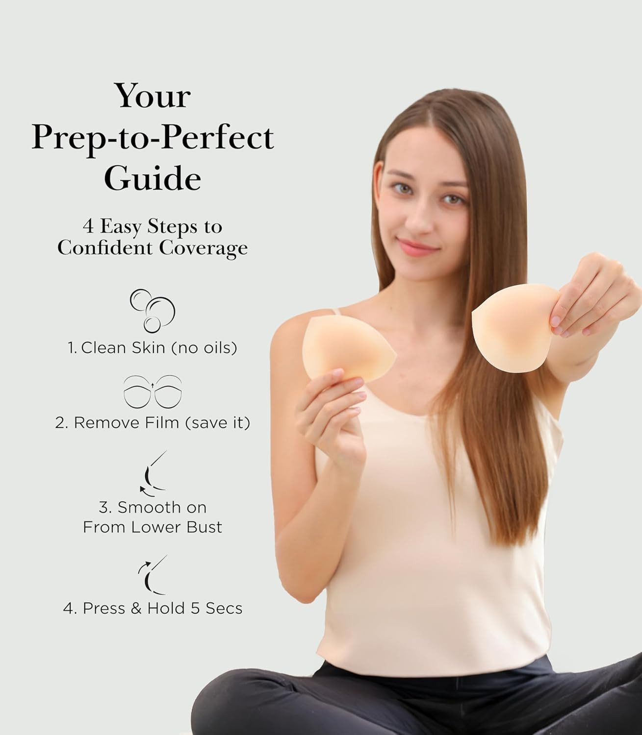 Reusable Nipple Covers for Women – Extra Thick, Teardrop & Semi-Circle Styles –