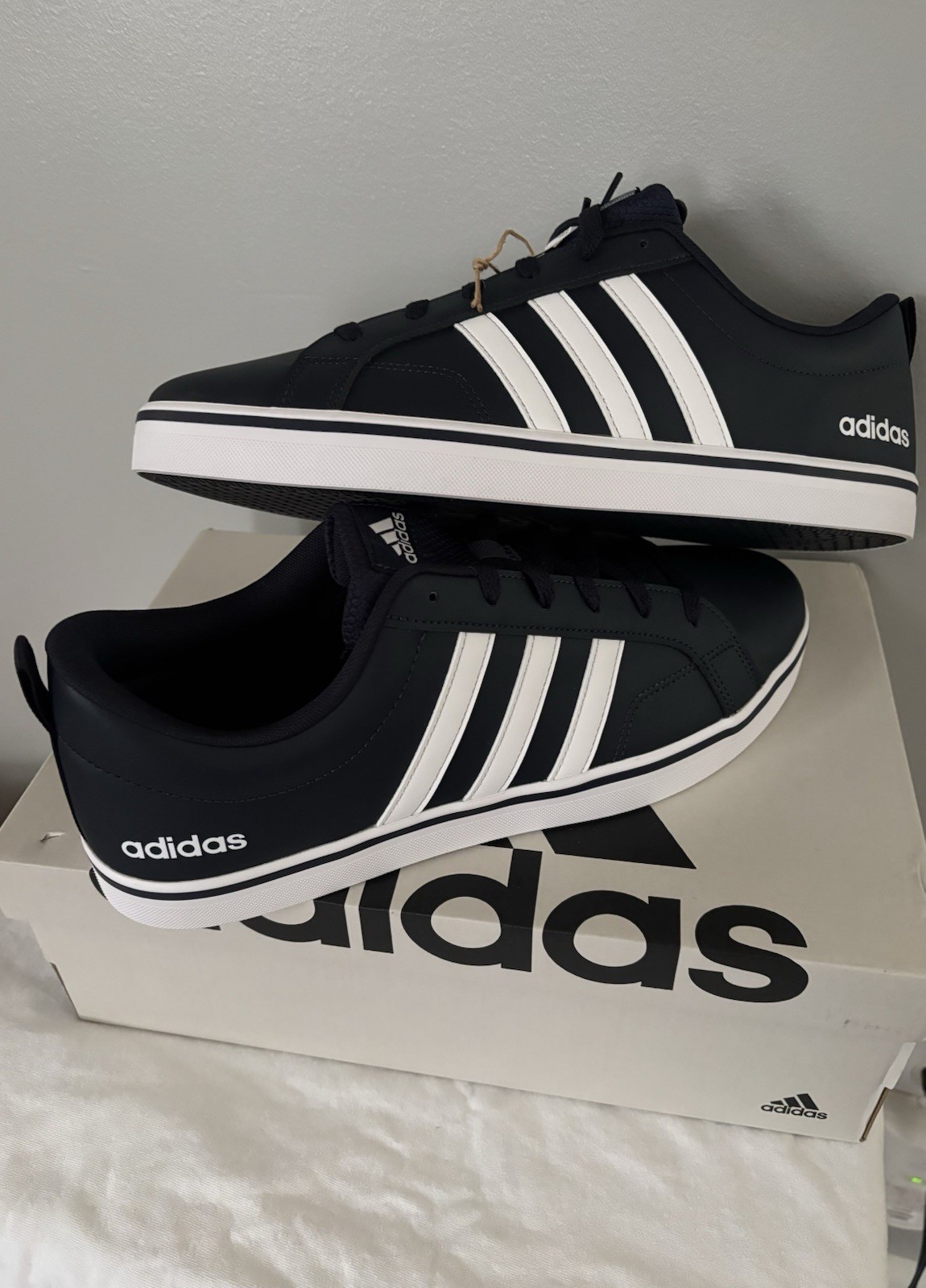 Adidas VS Pace 2.0 Shoes Men’s Size 12Legend Ink Cloud White HP6011