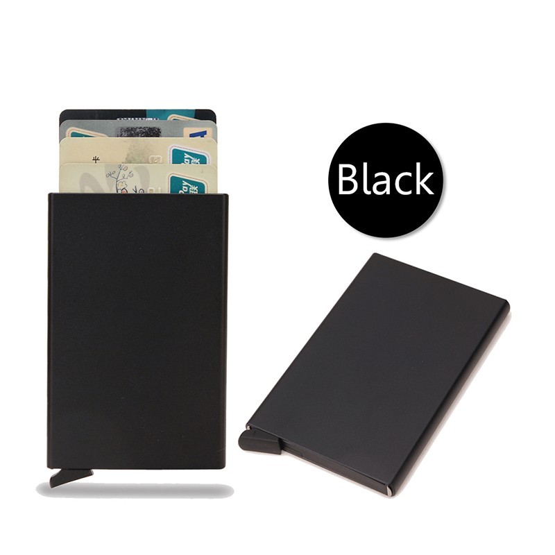 Mens RFID Blocking Slim Money Clip Carbon Fiber Wallet ID Credit Card Holder New