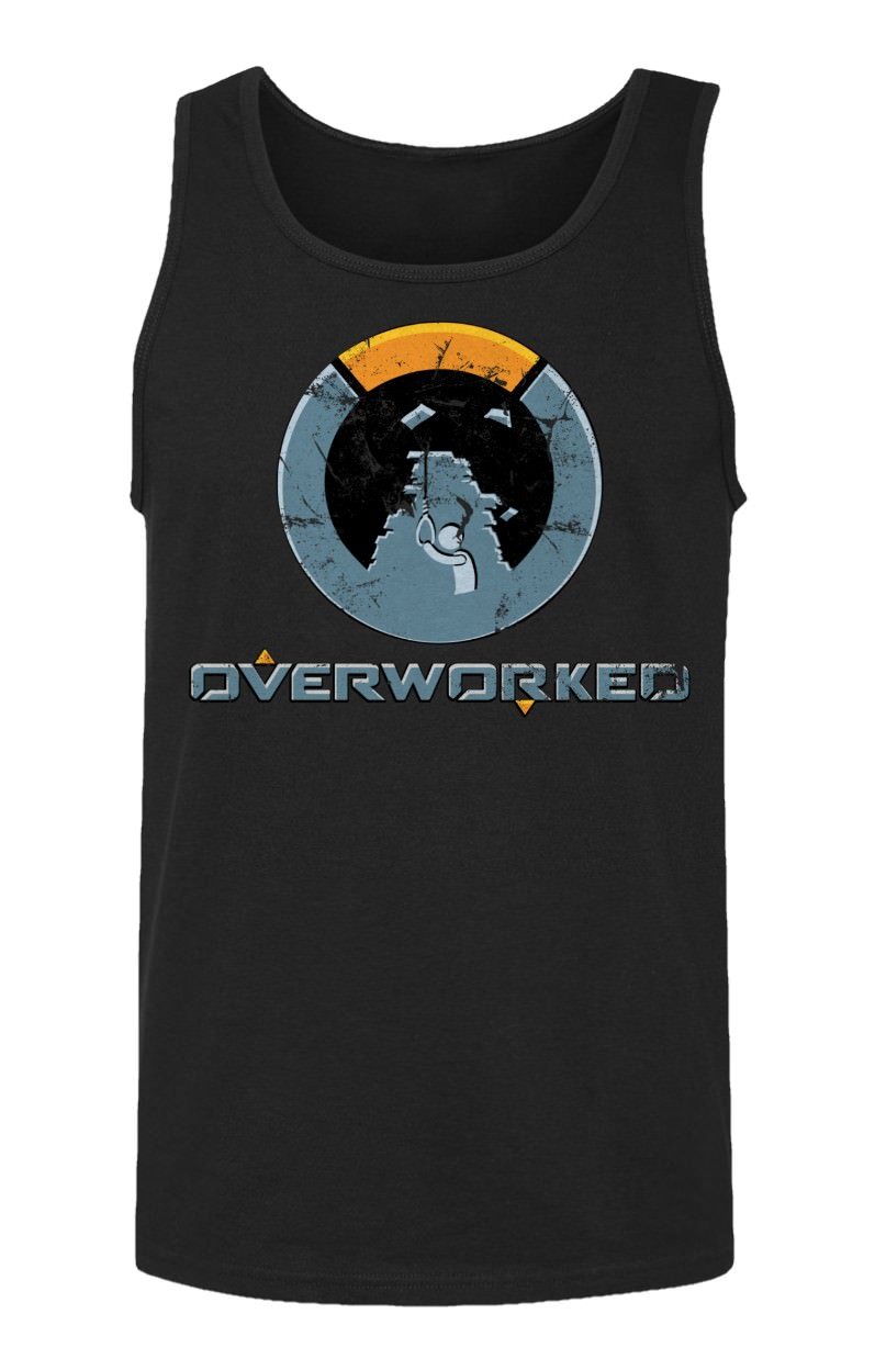 Overwatch Gamer Logo Shirt Loot Crate Blizzard Funny Men’s Tank Top