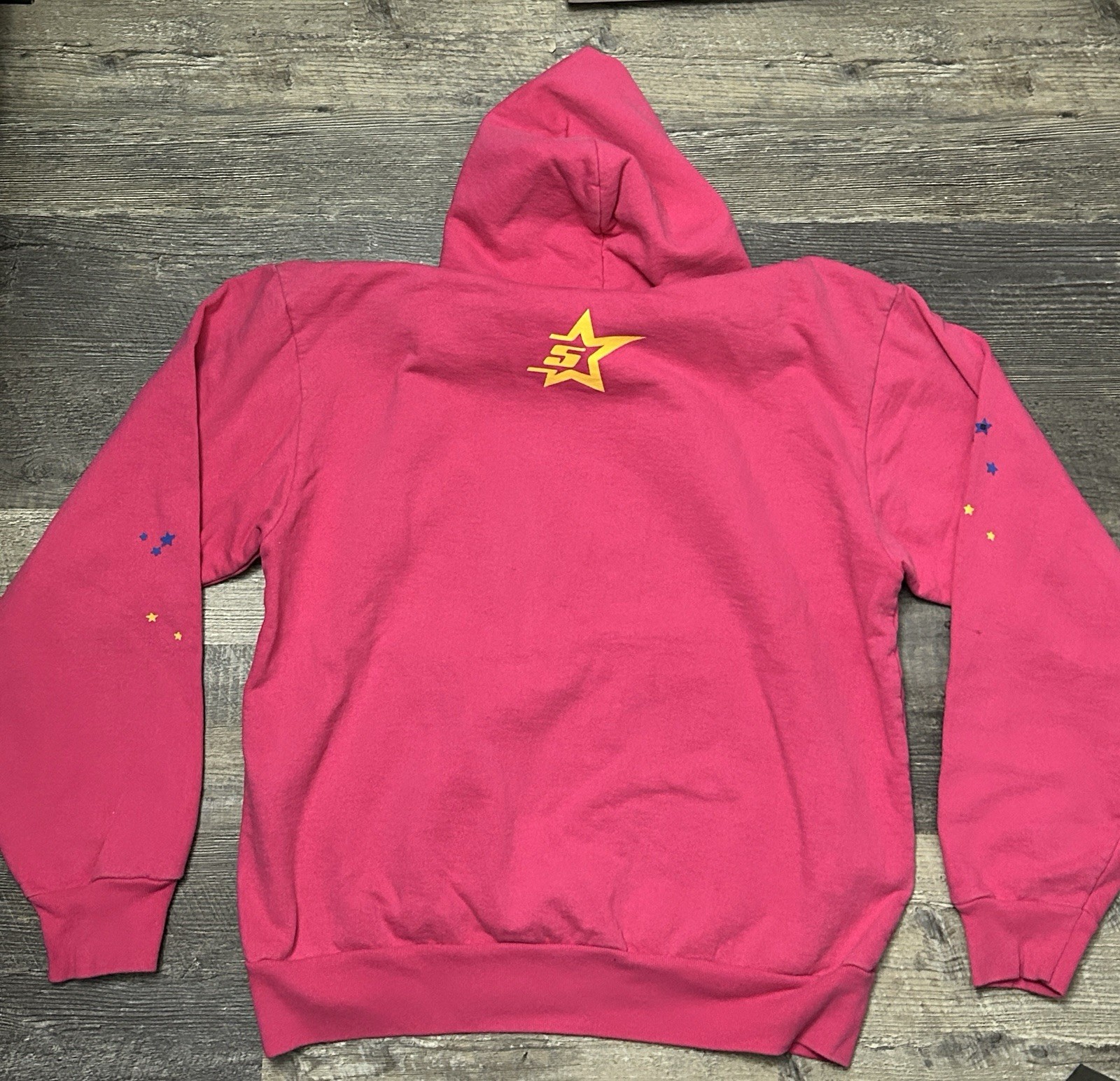 Sp5der Pink Pullover Hoodie