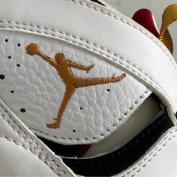 Air Jordan 7 Retro Cardinal 2011 White Bronze Red 304775-104 Mens 8.5