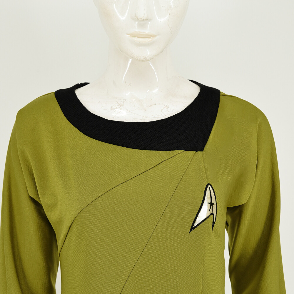 Classic TOS Blue Uniform Female Duty TOS Red Dress Halloween Costumes