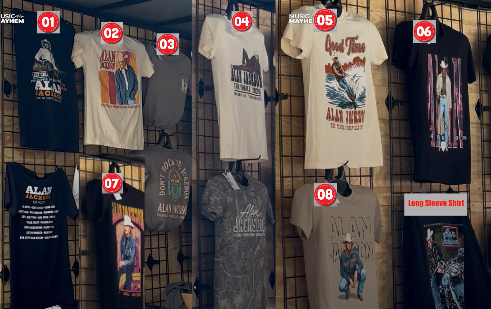Alan Jackson Nissan Stadium Nashville June 27th 2026 Tour Merch, T-shir reprint