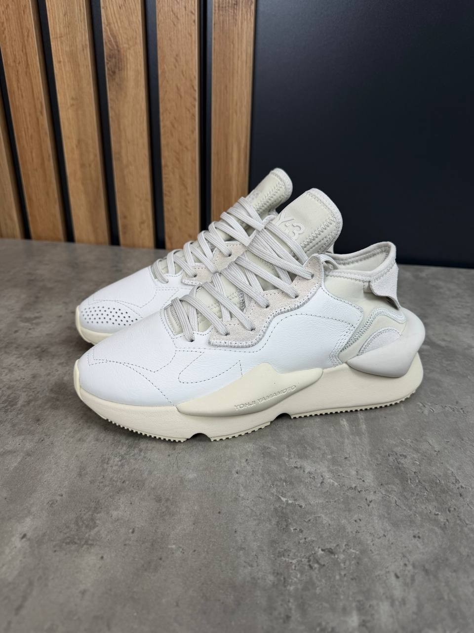 Y-3 Kaiwa JQ2454 Beige Sneakers Size 38 2/3