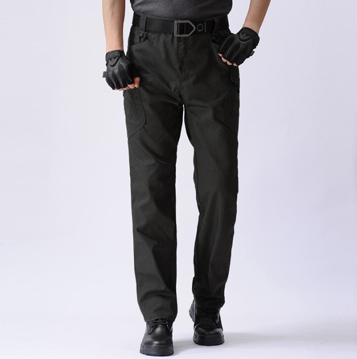 Men Military Tactical Pants Work Cargo Pant Resistant Ripstop Waterproof Outdoor