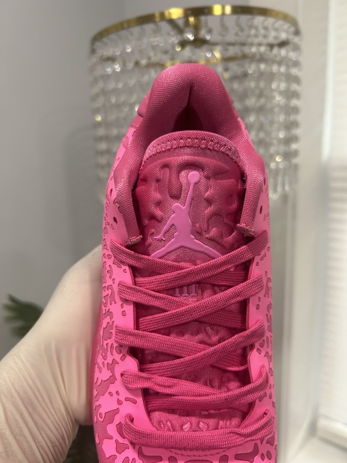 Jordan Zion 3 Men’s Pink Low Top Lace-Up Basketball Sneaker Rubber Outsole NO 📦