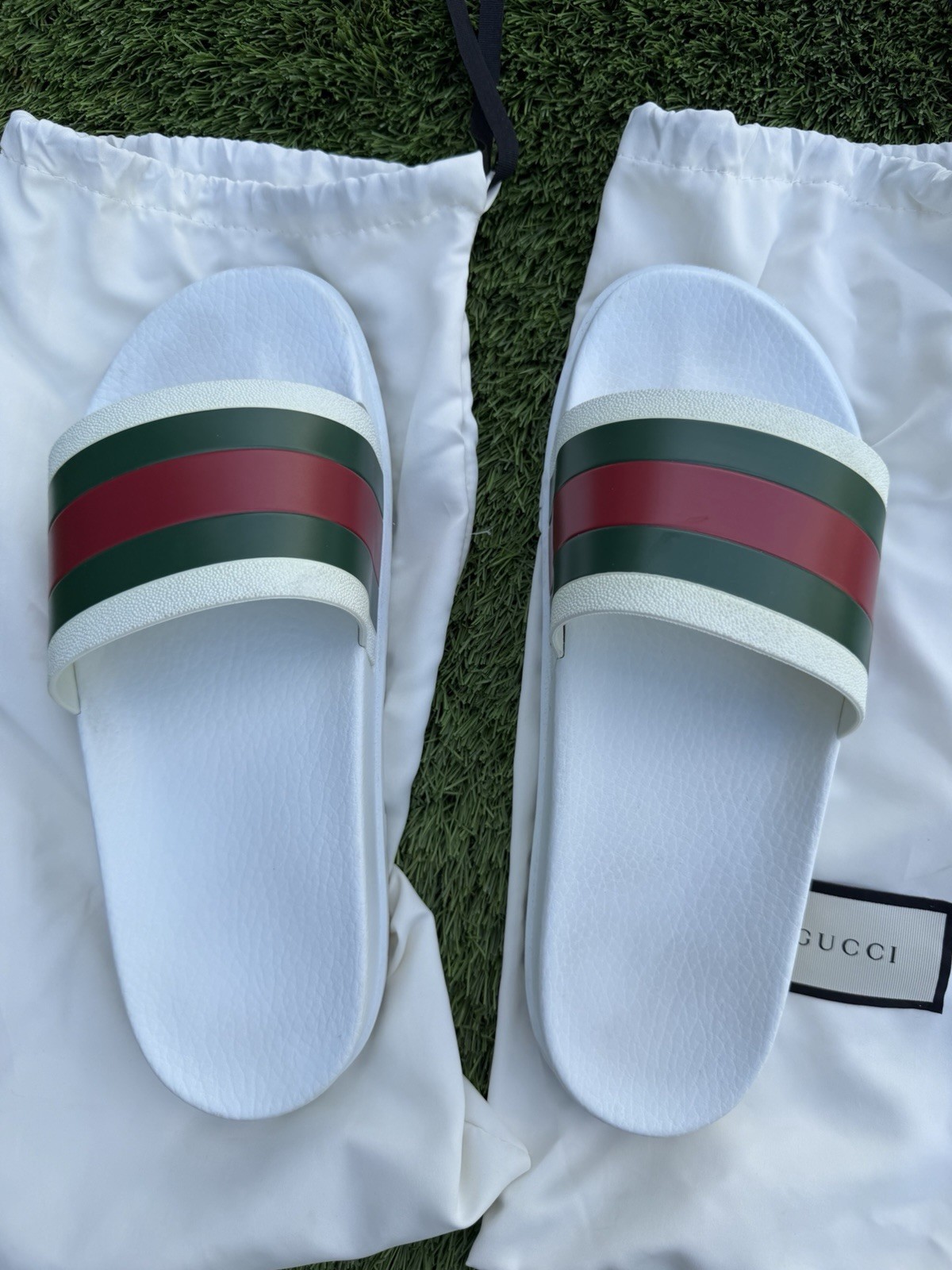 Gucci Web Traction Slides