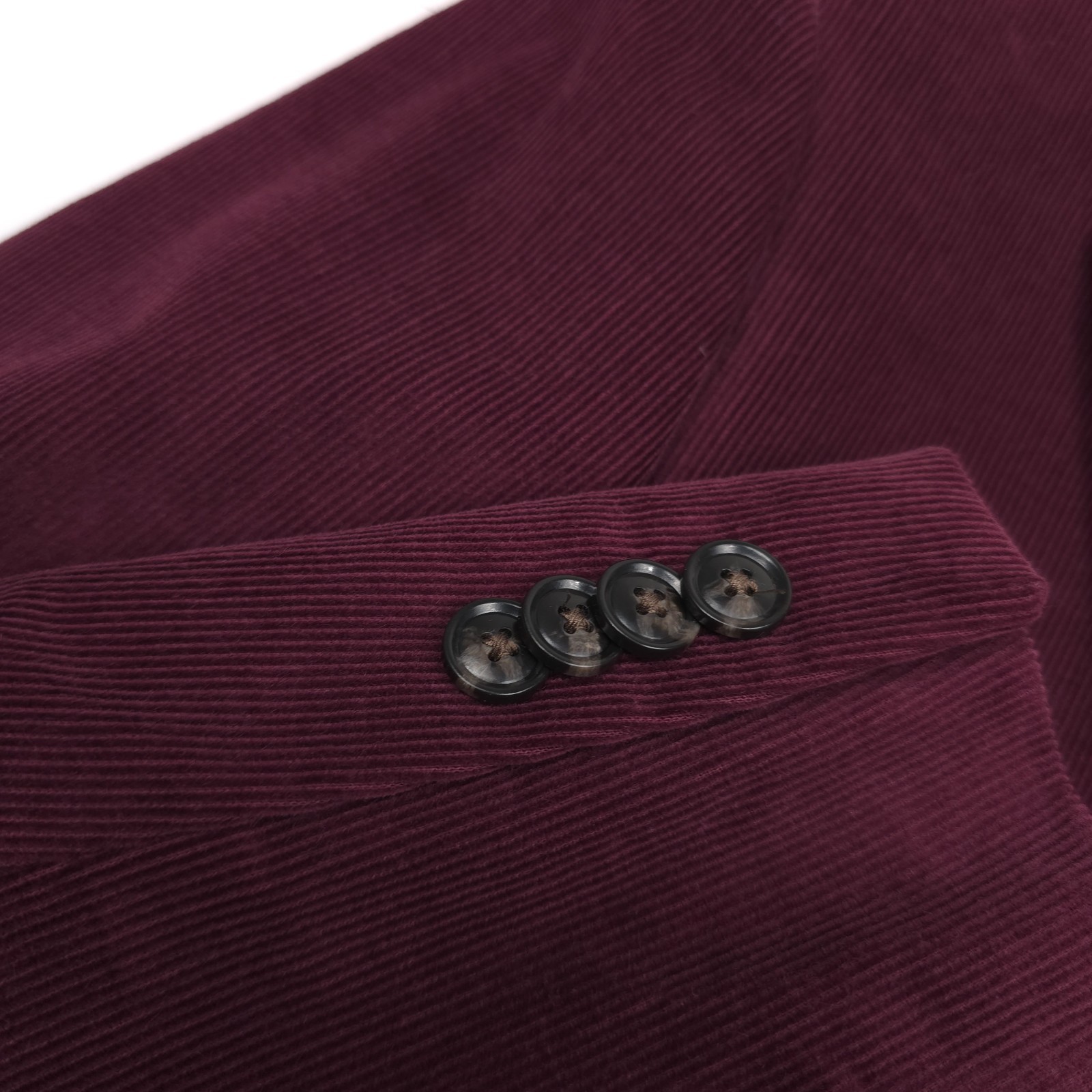 Tommy Hilfiger Daltry Corduroy Sport Coat Mens 46R Burgundy Red Blazer Jacket