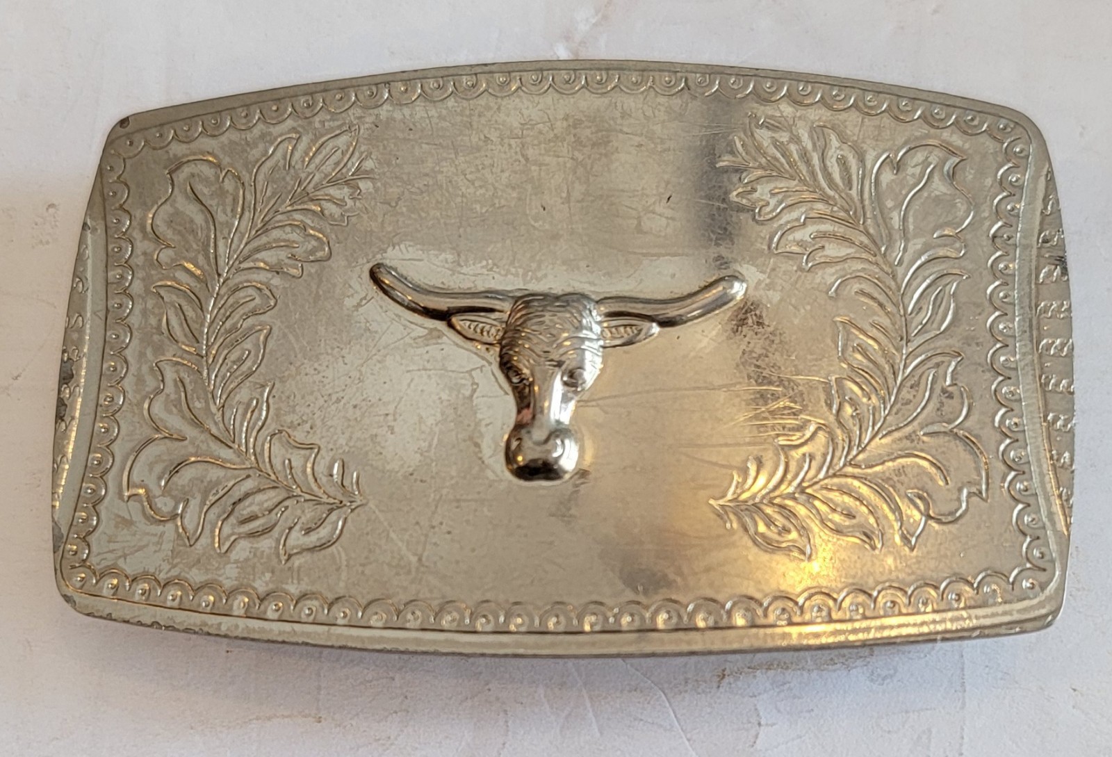 Bull Belt Buckle, 3.5″ inches x 2 inches- Steel Metal