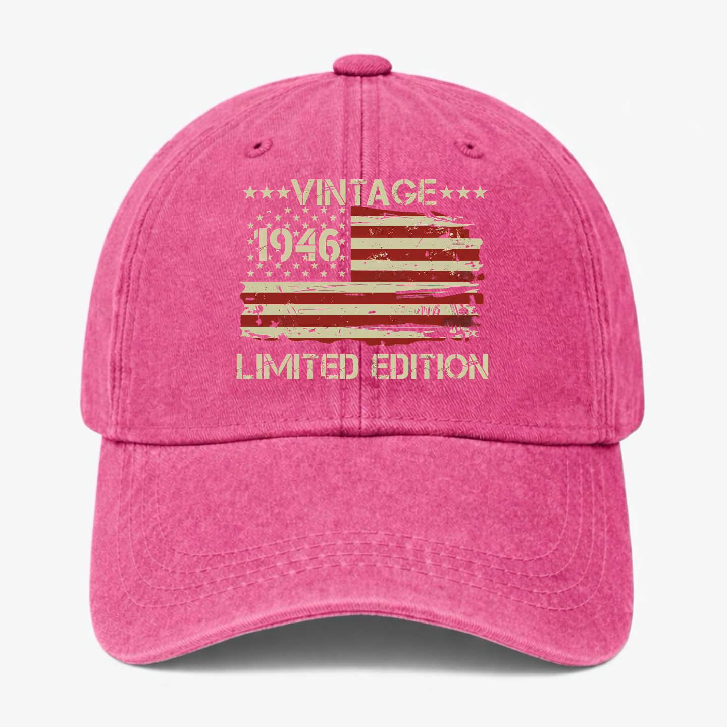 1946 Vintage Hat Limited Edition USA Flag Birthday Gift for Men Dad Adjustable