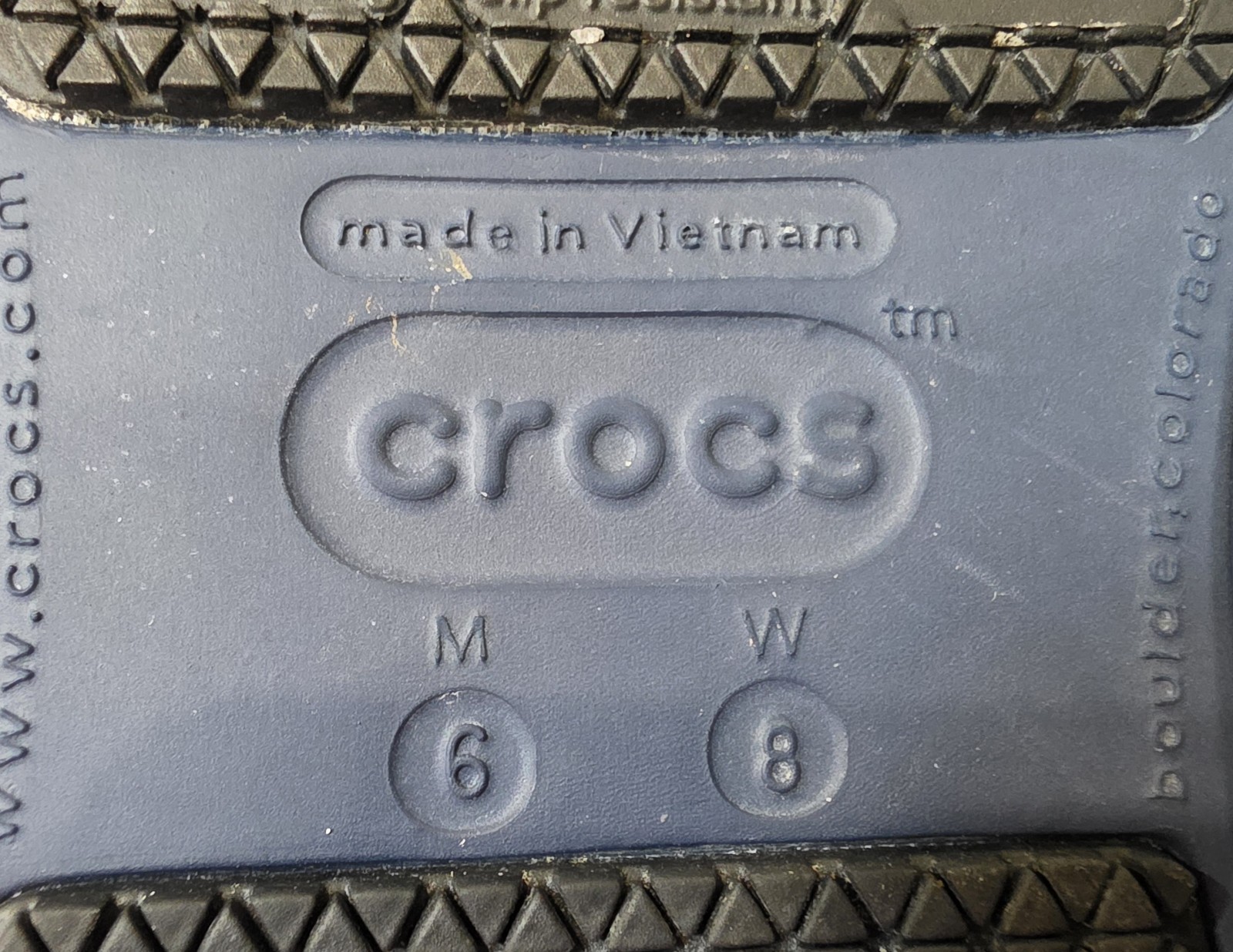 Crocs At Work Bistro Slip On Clogs Shoes Navy Men’s Sz 6 Women’s 8