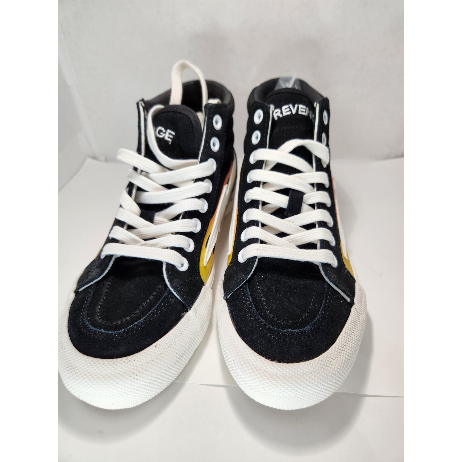 Revenge X Storm Vol. 2 Black Flame Sneakers – Size 5 Limited Edition Streetwear