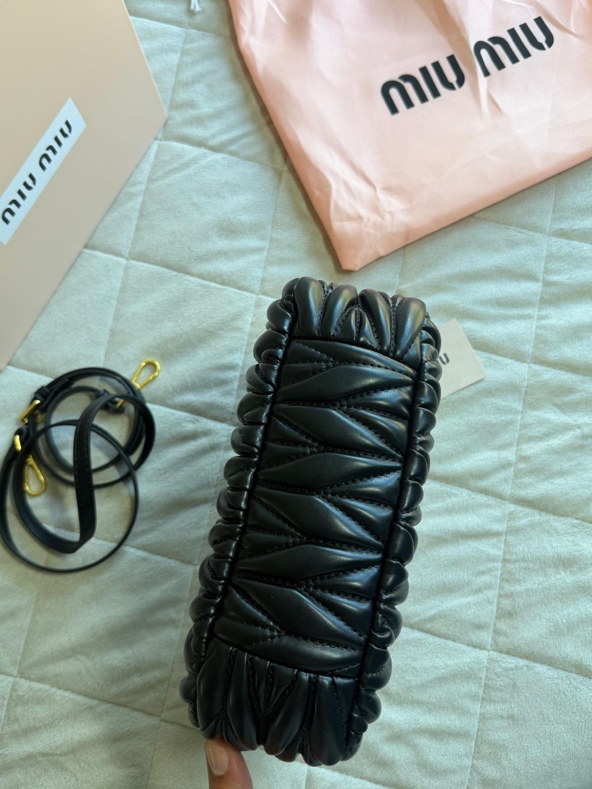 Miu Miu hobo Wander de napa matelassé