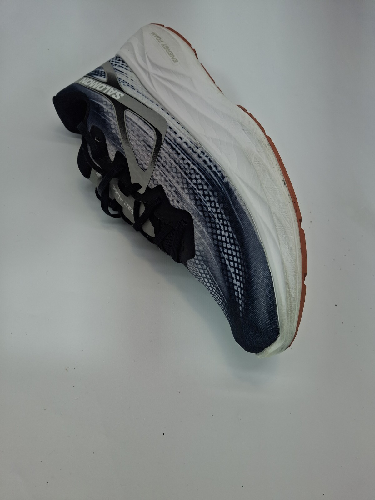 Salomon Aero Glide Running Shoes Men’s 12.5 Outdoor 472108 Black White