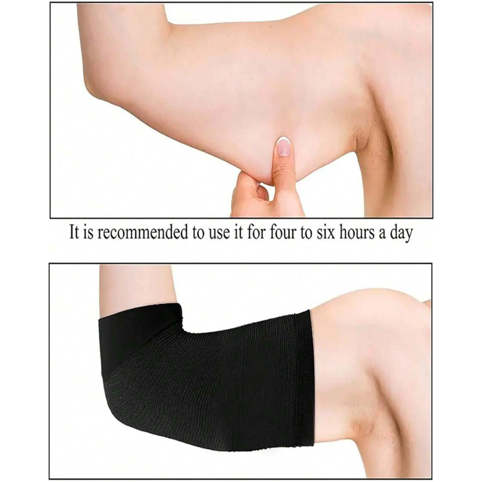 Slimming Arm Sleeves Arm Elastic Slim Upper Arm Compression Shapers 1 Pair