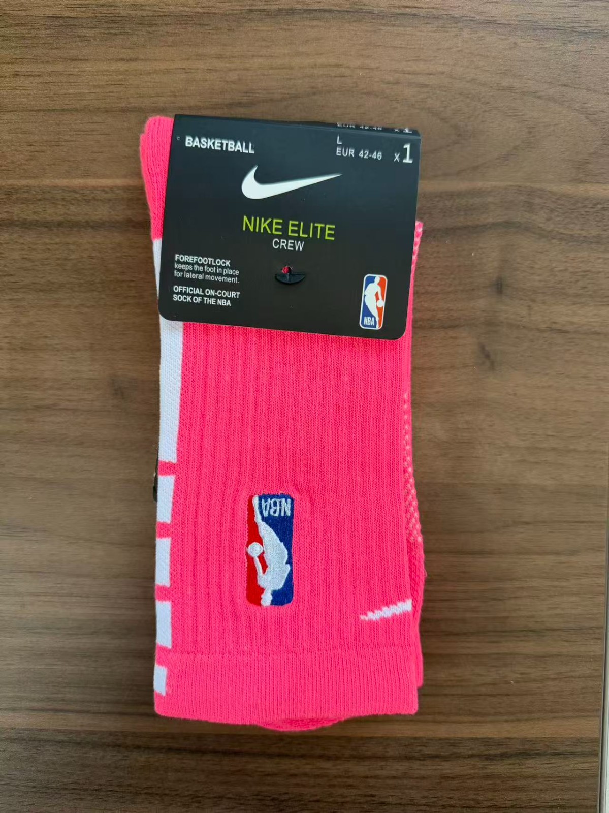 Nike Elite NBA Crew Socks 1 pair , Dri-FIT Technology, Size Large, Many Colors