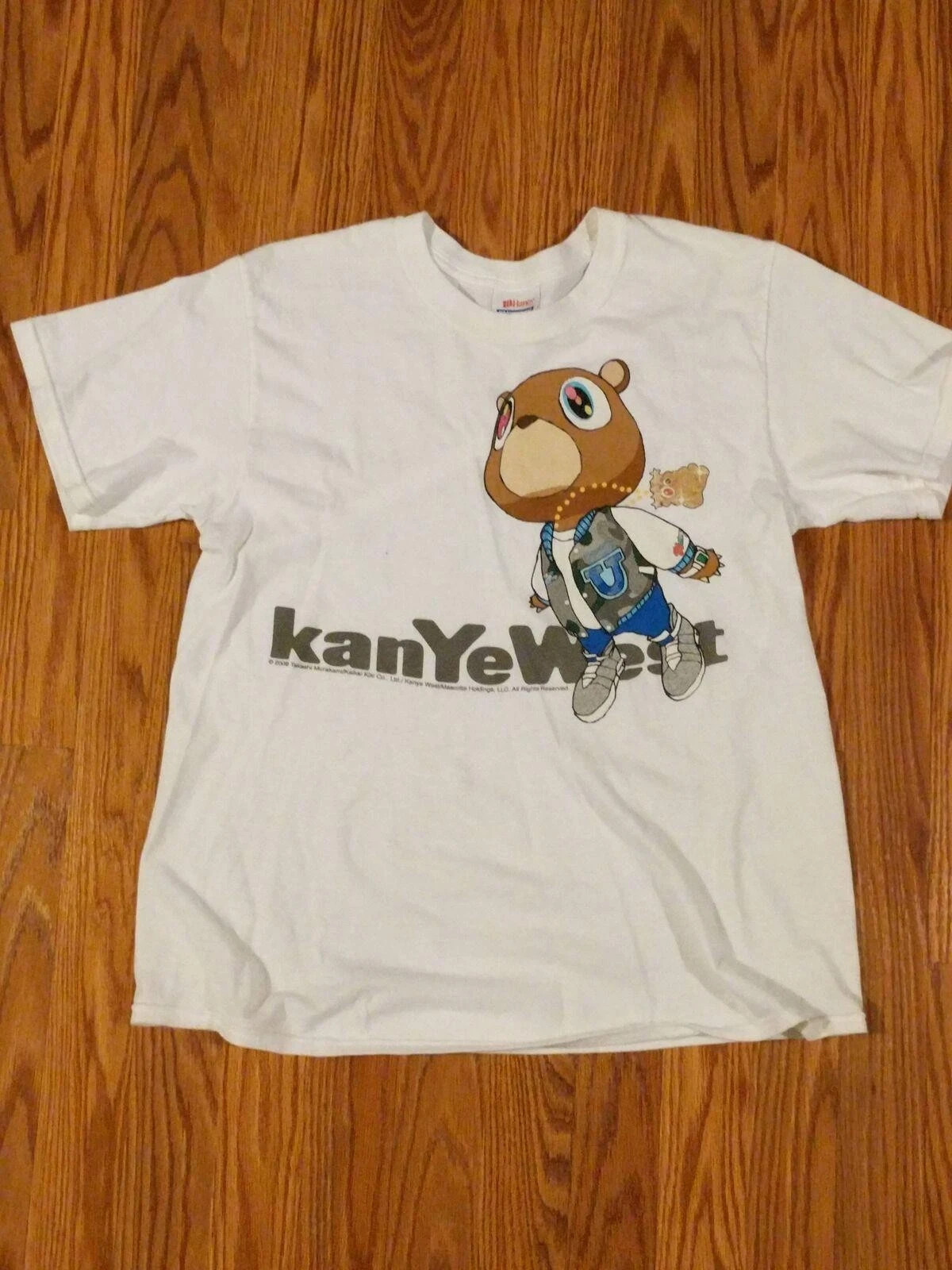 Kanye West Graduation Bear short sleeve T shirt Reprint BL1529