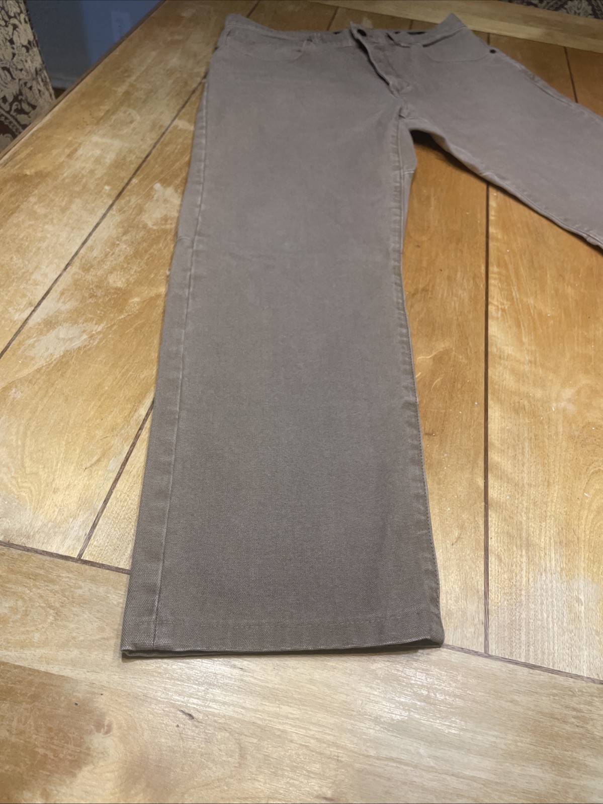 Proof Rover Pants Mens Size 31×28 Straight Canvas Stretch Huckberry Beige Khaki