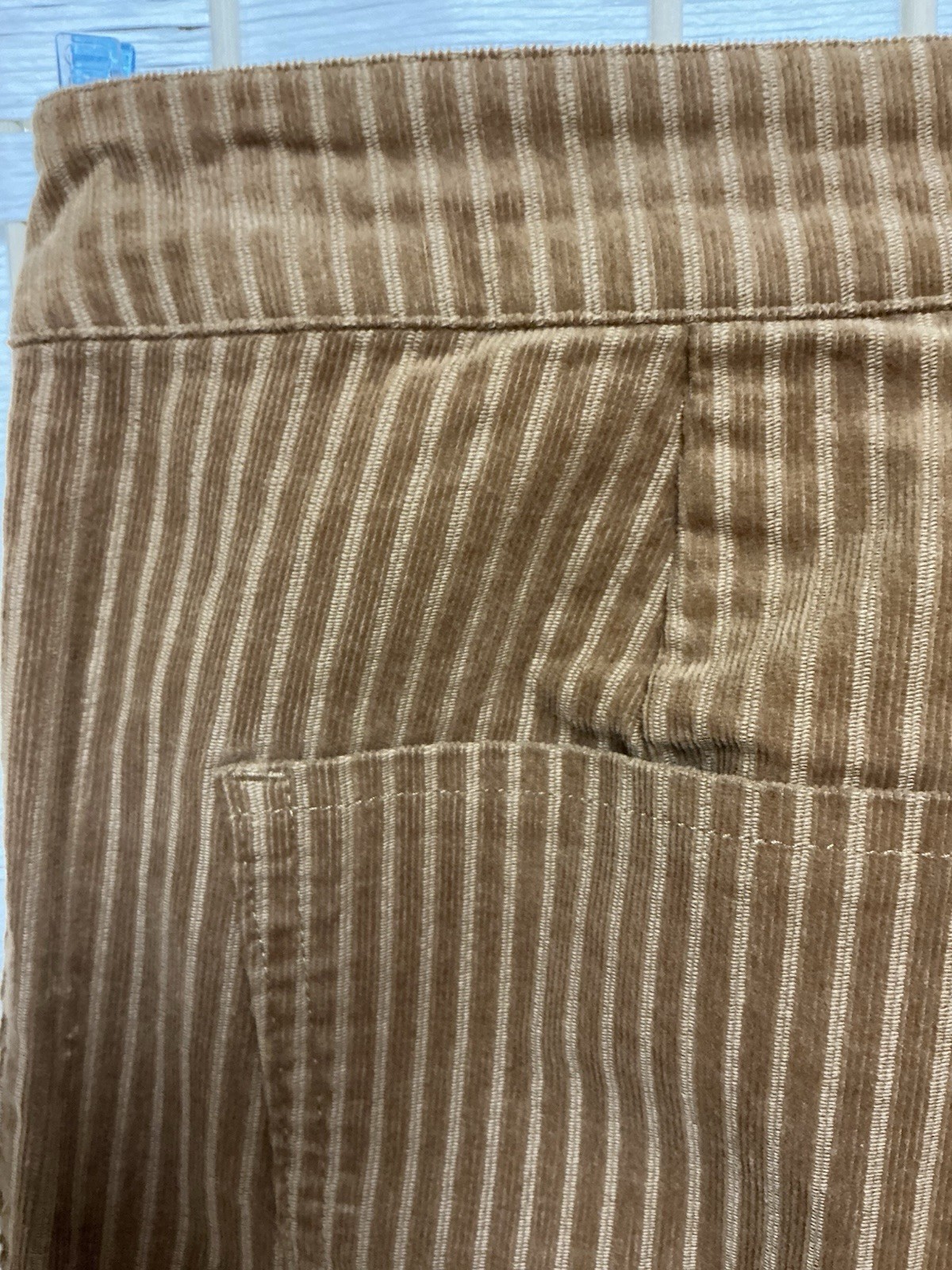 Indigo Rein Brown Striped Corduroy Skinny Jeans Juniors Size 11/29