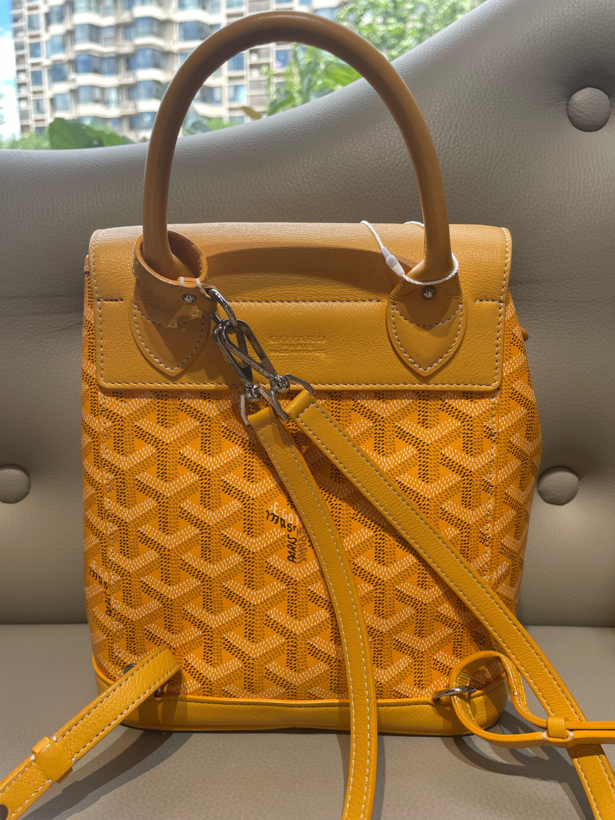 Goyard Alpin Mini Canvas Backpack（ 23×9.5×19 ）cm