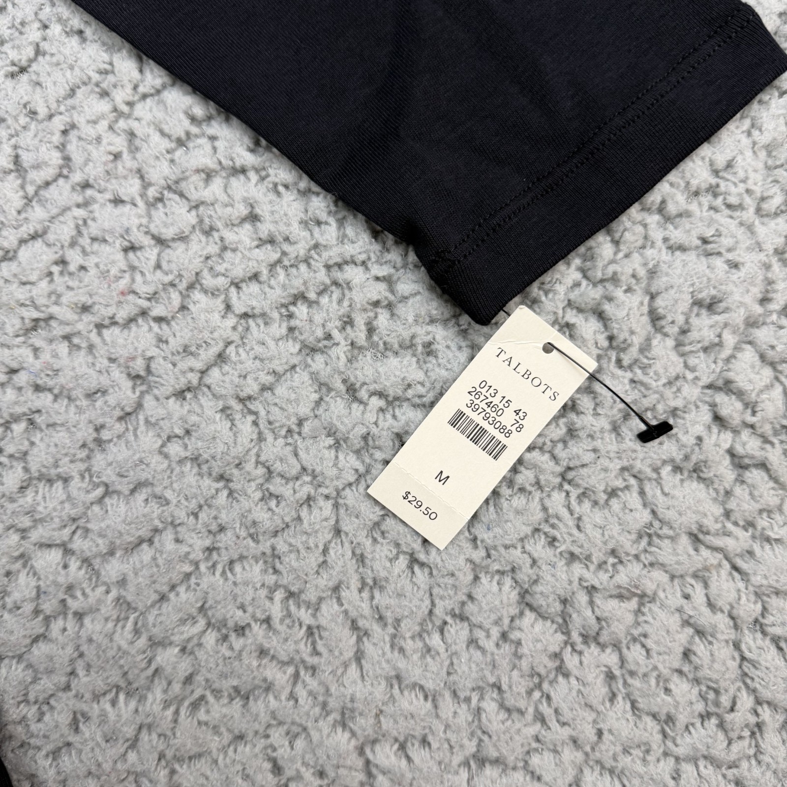 Talbots Women’s Size M Everyday Black Shirt The Talbots Tee