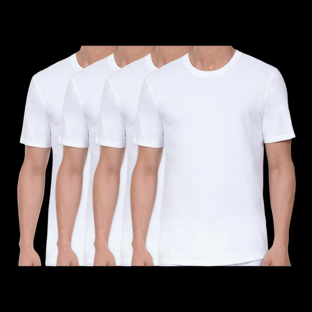 (10-Pack) Solid White T-Shirt Tultex 202 Blank 100% Ring Spun Cotton Tee Size XL