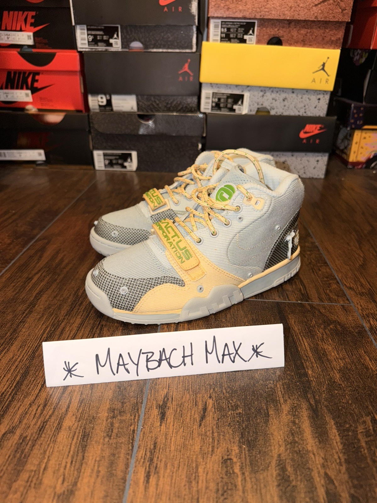 Travis Scott x Nike Air Trainer 1 SP Gray Sz. 4