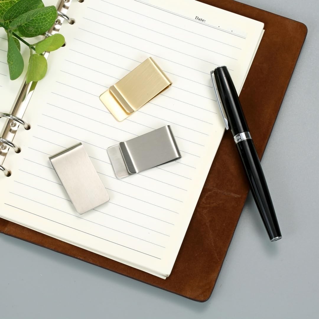 Ultra-Thin 3-Pack Men’s Money Clips – Perfect for Front Pocket Organization