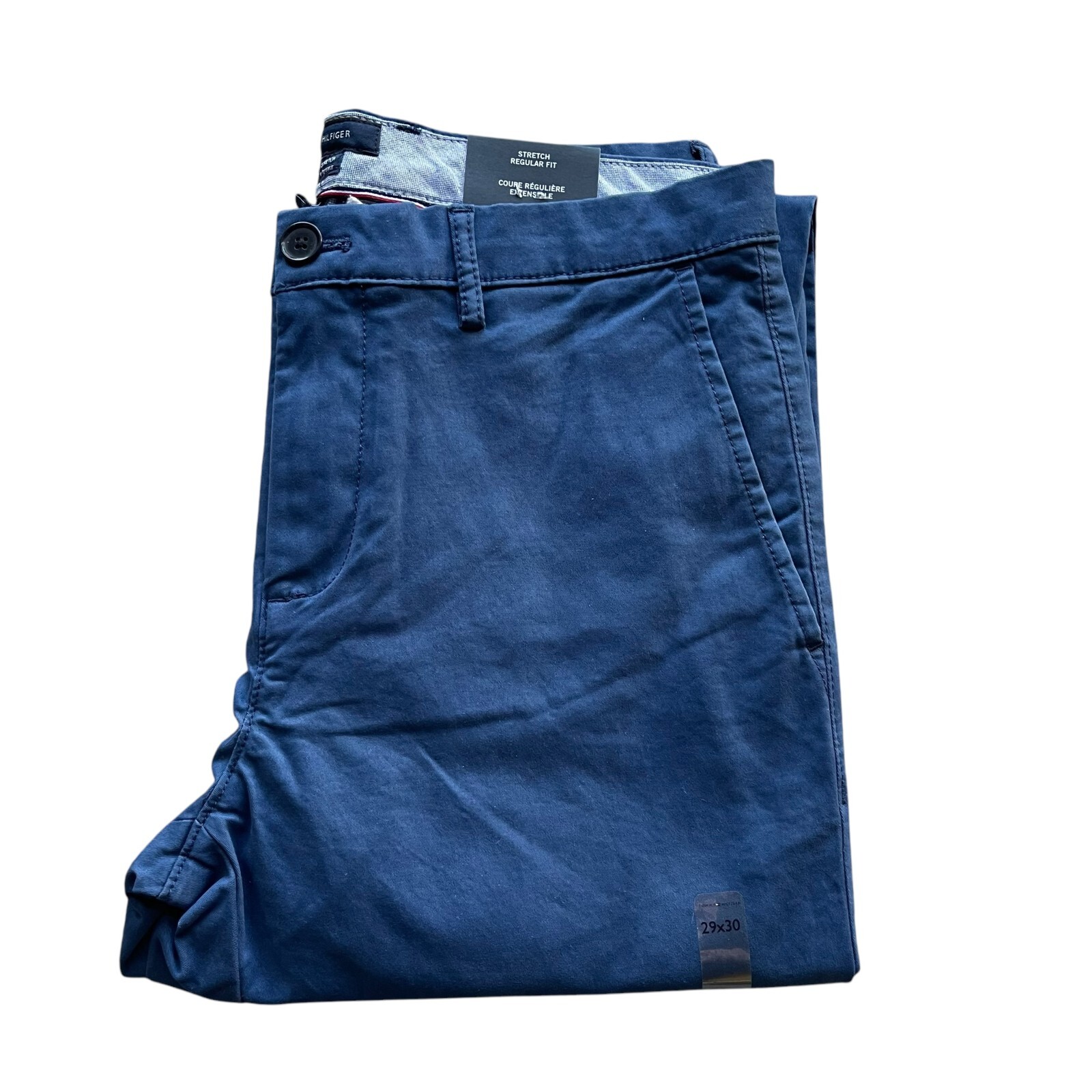 NWT Tommy Hilfiger Men’s Regular Fit Straight Stretch Cotton Chino Pants All Siz