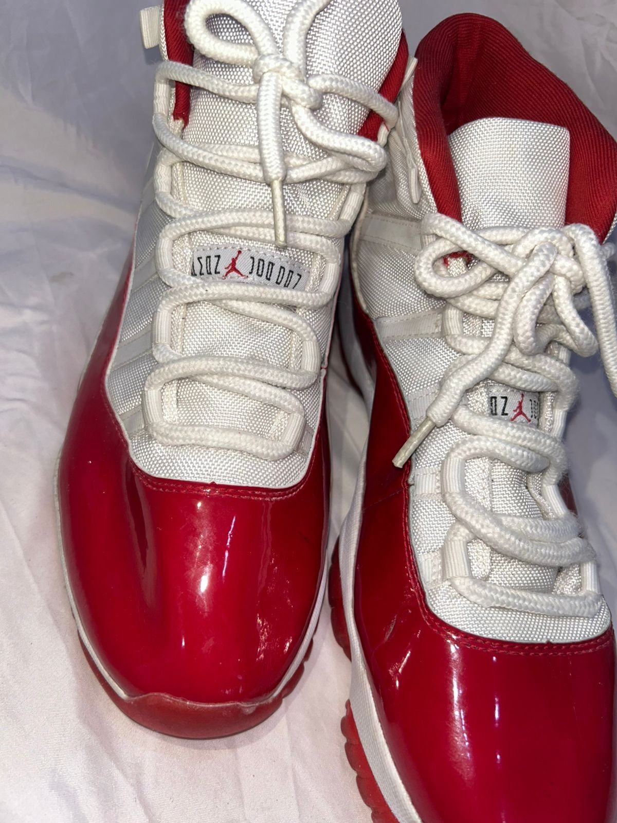 Nike Air Jordan 11 Retro Cherry Red White 2022 CT8012-116 Men’s Size 13 Clean