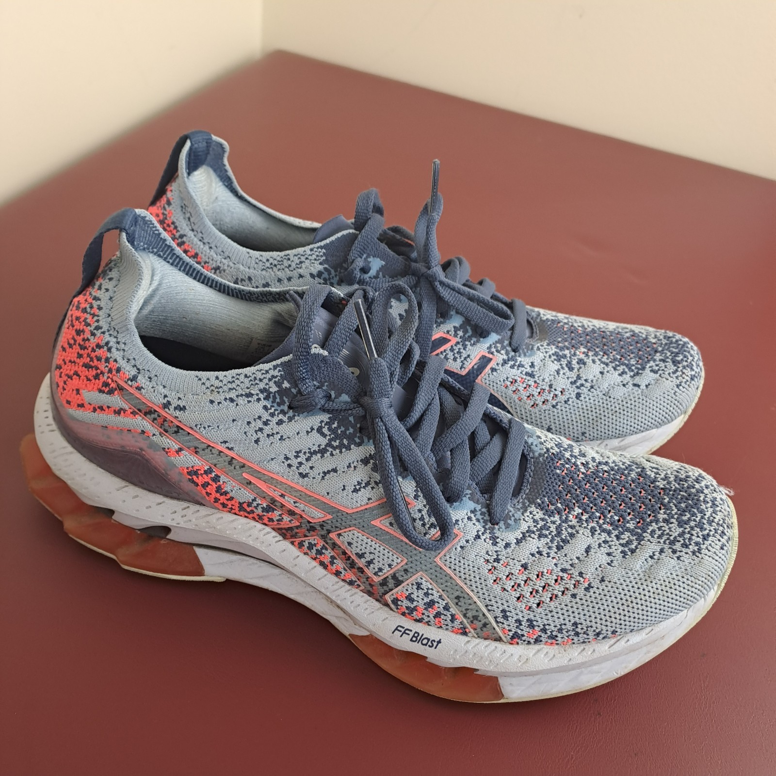 ASICS GEL-Kinsei Blast Running Sneakers Womens 8.5 Mist Blue Training Shoes