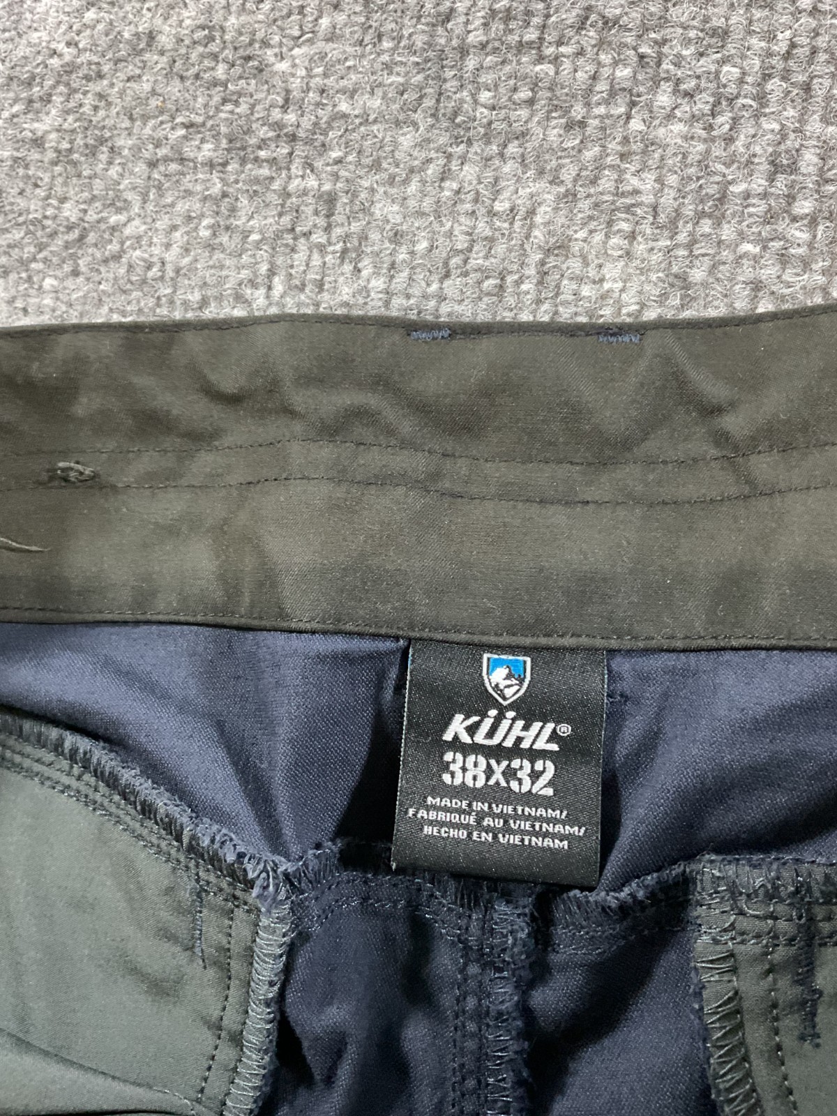Kuhl Resistor Lite Chino Pants Men’s 38×32 Navy Blue Performance Outdoor Hiking