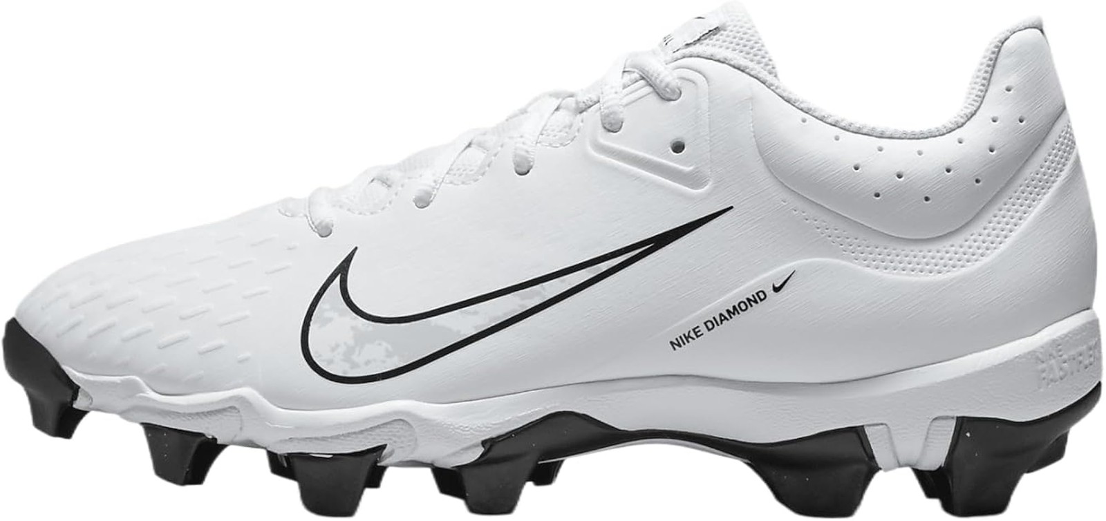 Nike Hyperdiamond 4 Keystone Women’s Softball Cleats (FZ0920-102, White/Black/Pu