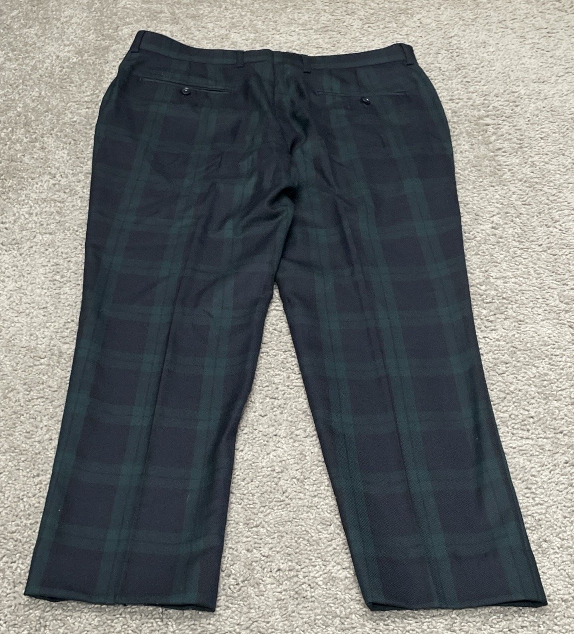 Devil’s Advocate Men’s Two Piece Suit Chest: 40 Pants 32×27 Tartan Wool/Poly Euc