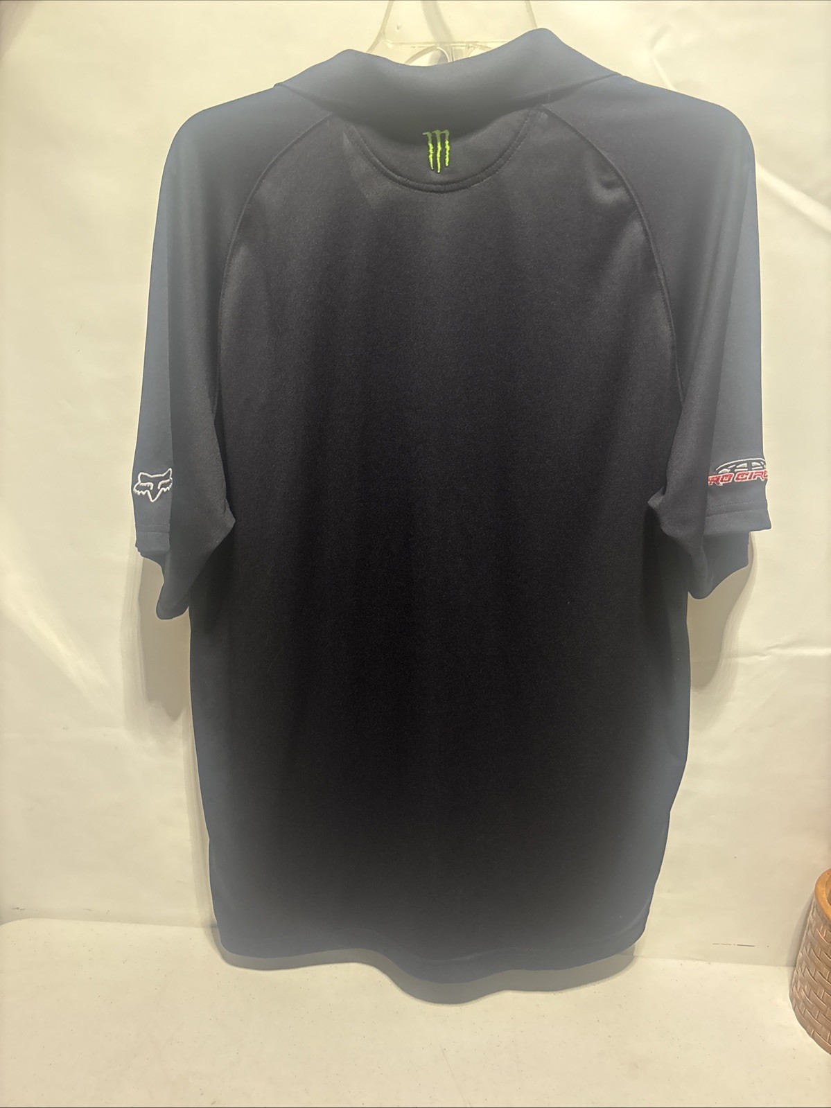 Monster Energy Drink Pro Circuit Polo Shirt Fox Gears Sz XL ?
