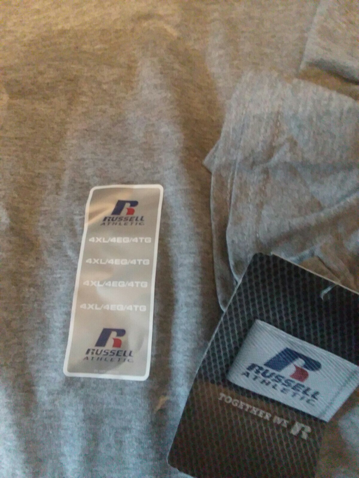 Russell Athletic pocket Tshirt various sizes colors xl-4xl new Wtags