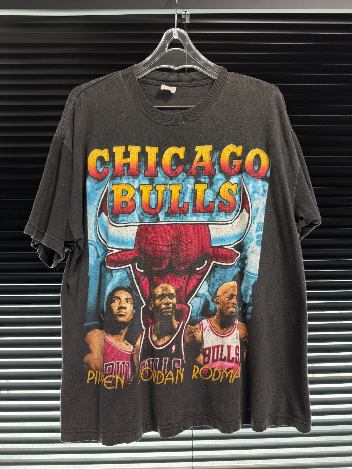 Vintage 1996 90s NBA Champions Chicago Bulls Raptee Shirt Size XL Bay Club tag
