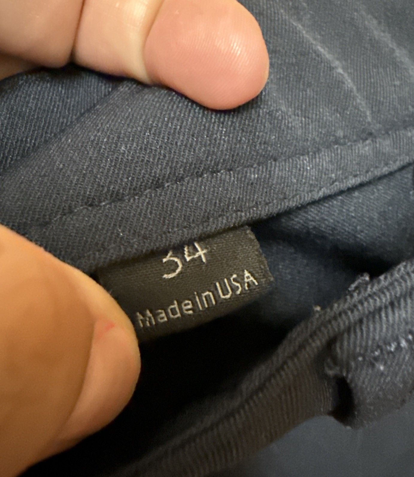 1620 Men’s Blue Nylon Stretch Work Chino Made USA Workwear Sz 34