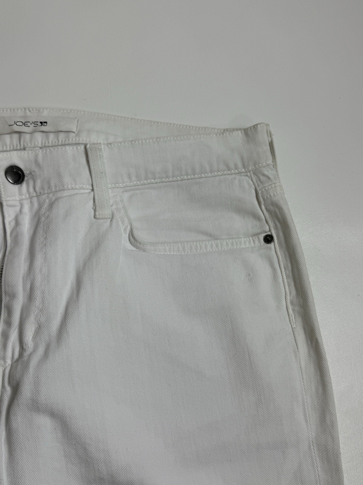 Joe’s The Brixton 98% Cotton Straight & Narrow White Jeans Size 34 #99